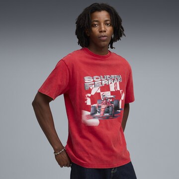 T-Shirt 'Scuderia Ferrari' PUMA en rouge : devant
