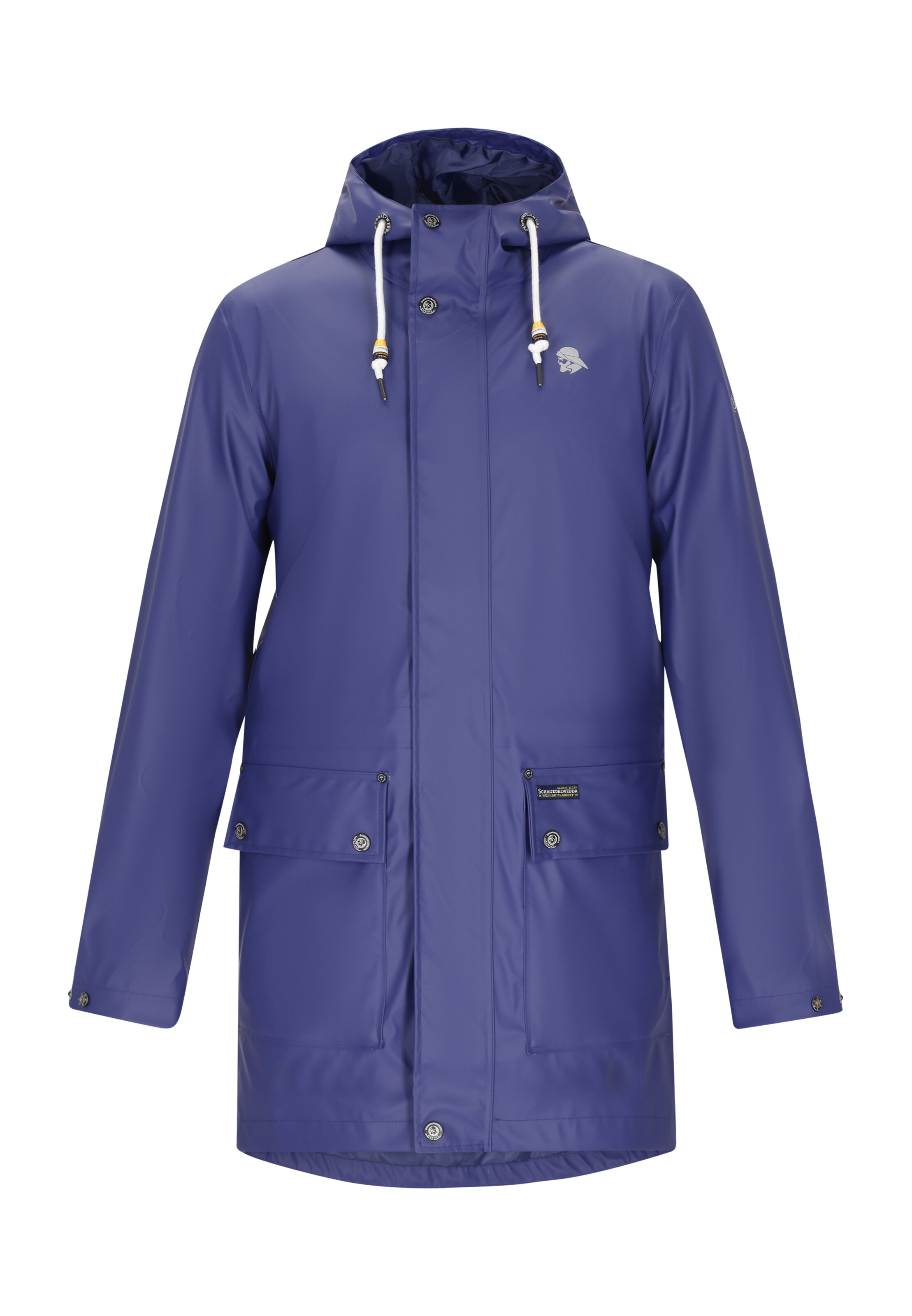 Schmuddelwedda Λειτουργικό μπουφάν σε μπλε: μπροστά