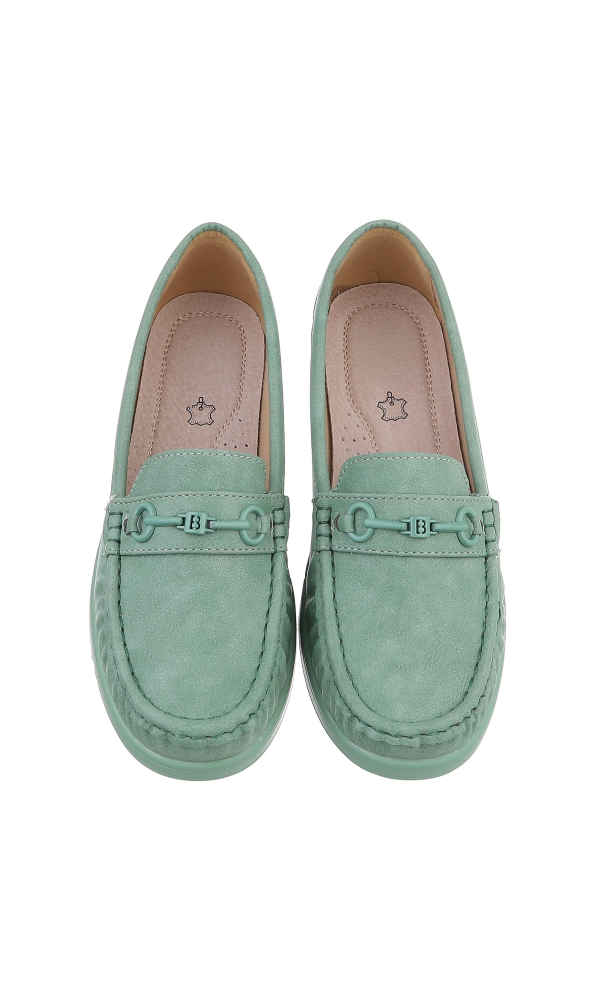Ital-Design Moccasins in Green