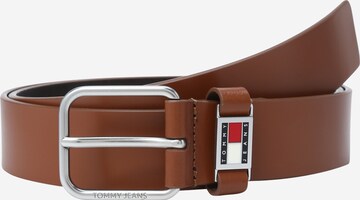 Ceinture 'Scanton 3.5' Tommy Jeans en marron : devant