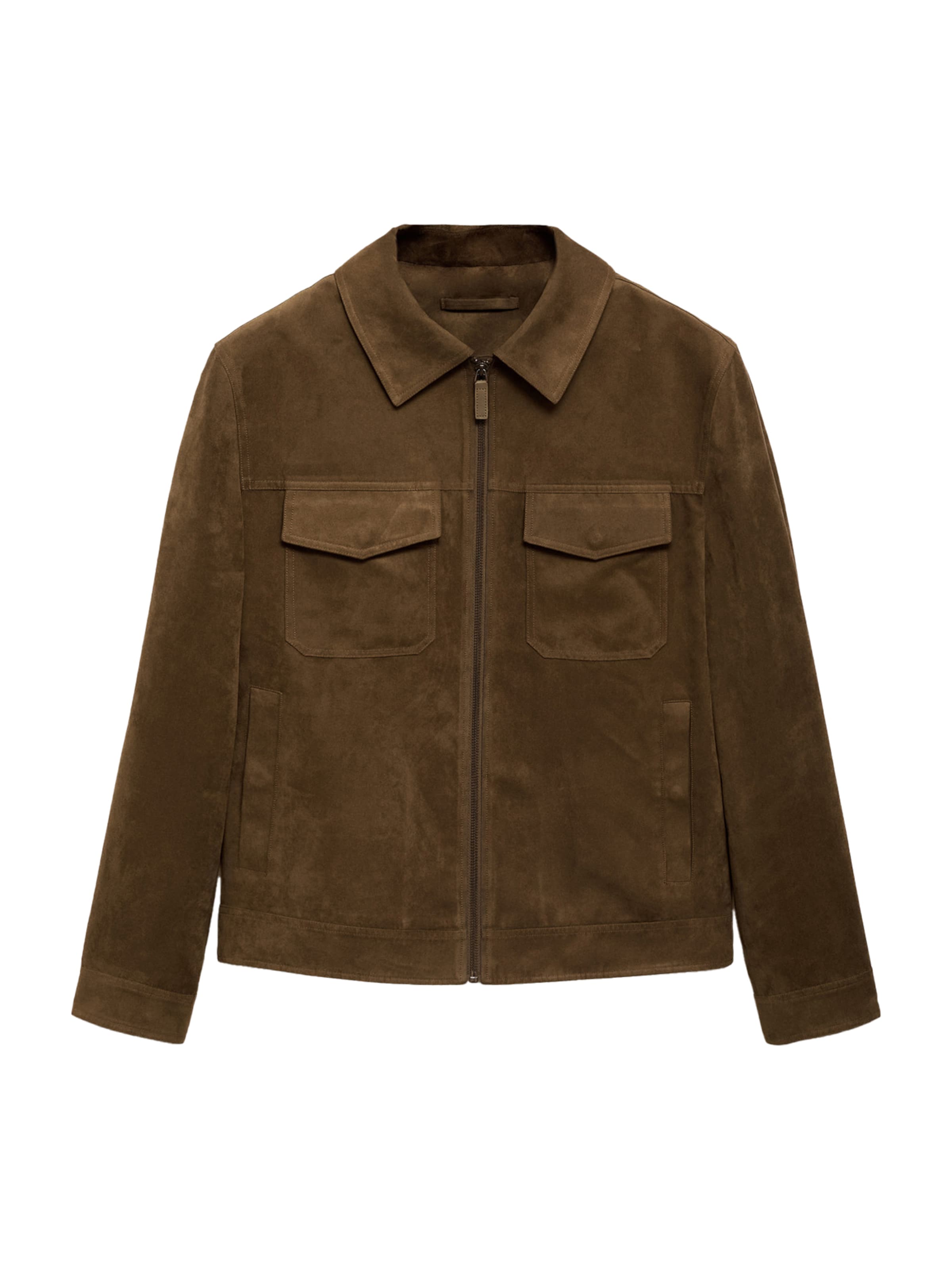 MANGO MAN Преходно яке 'Joan' в зелено: отпред