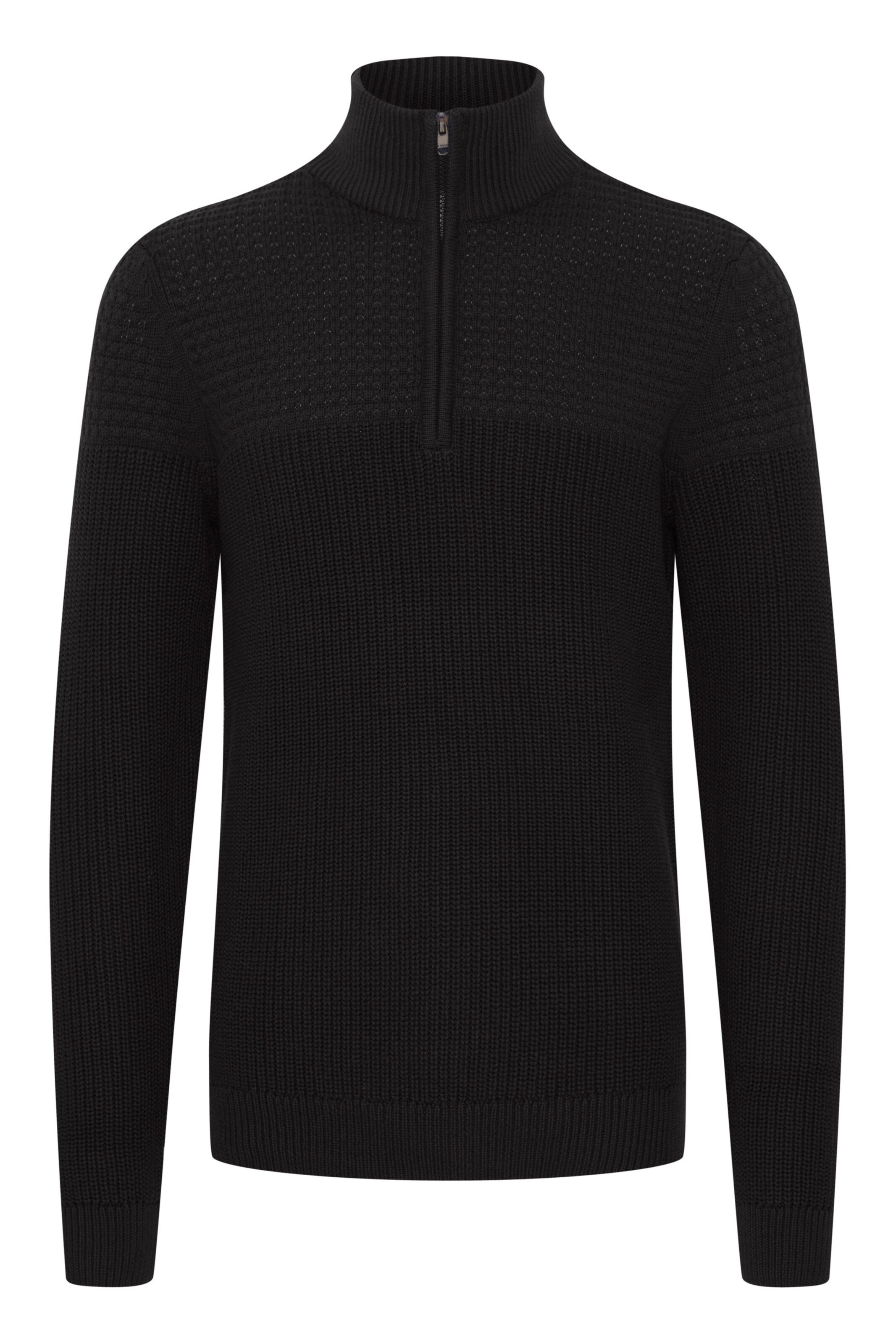 11 Project Pullover 'Adam' in Schwarz: Vorderseite