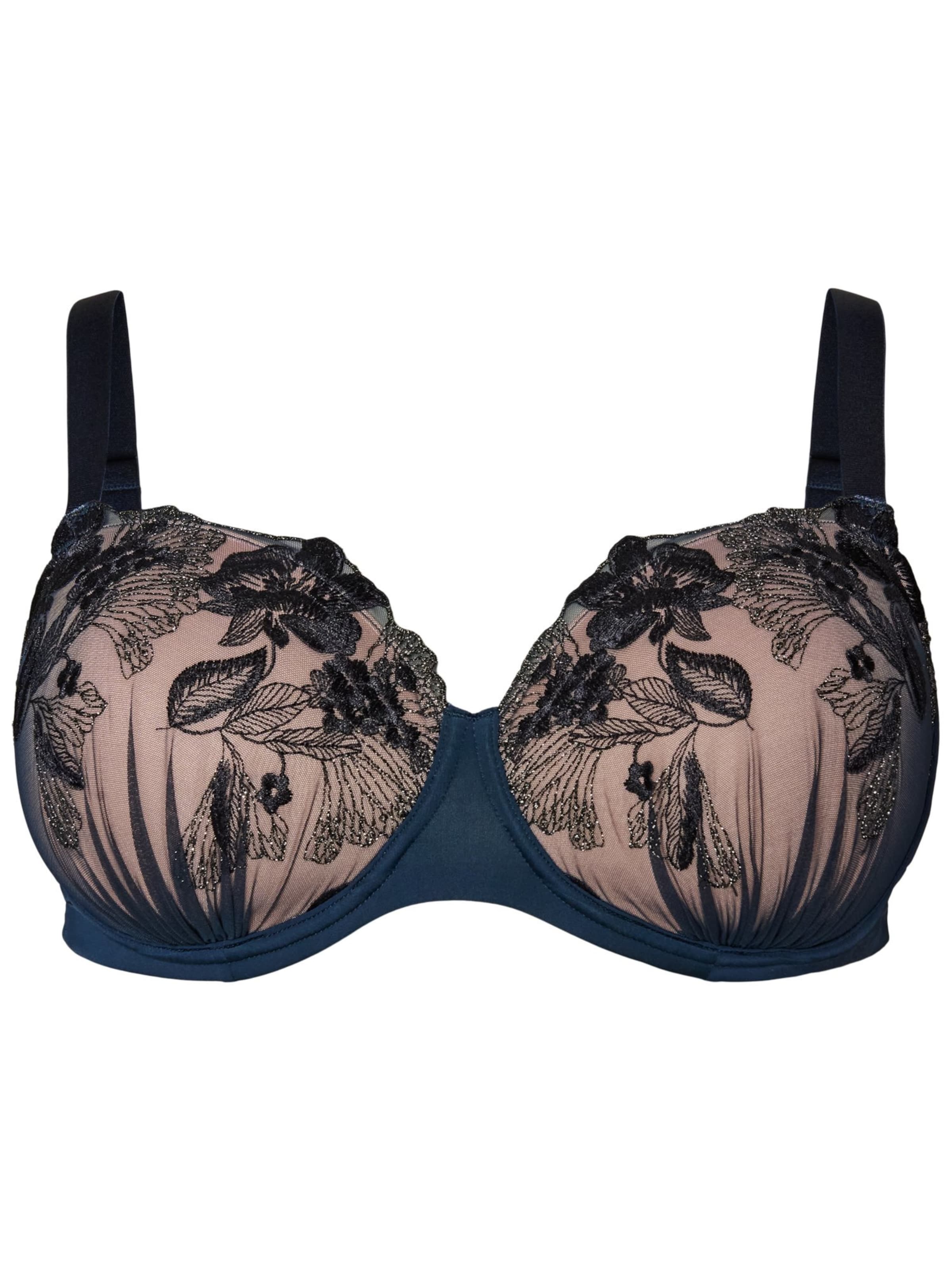 Devoted by Zizzi Bustier BH in Blau: Vorderseite