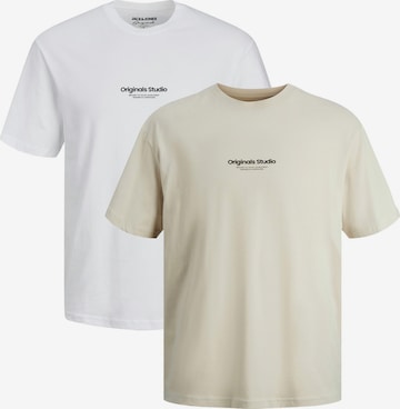 JACK & JONES Shirt 'Jorvesterbro' in Bruin: voorkant