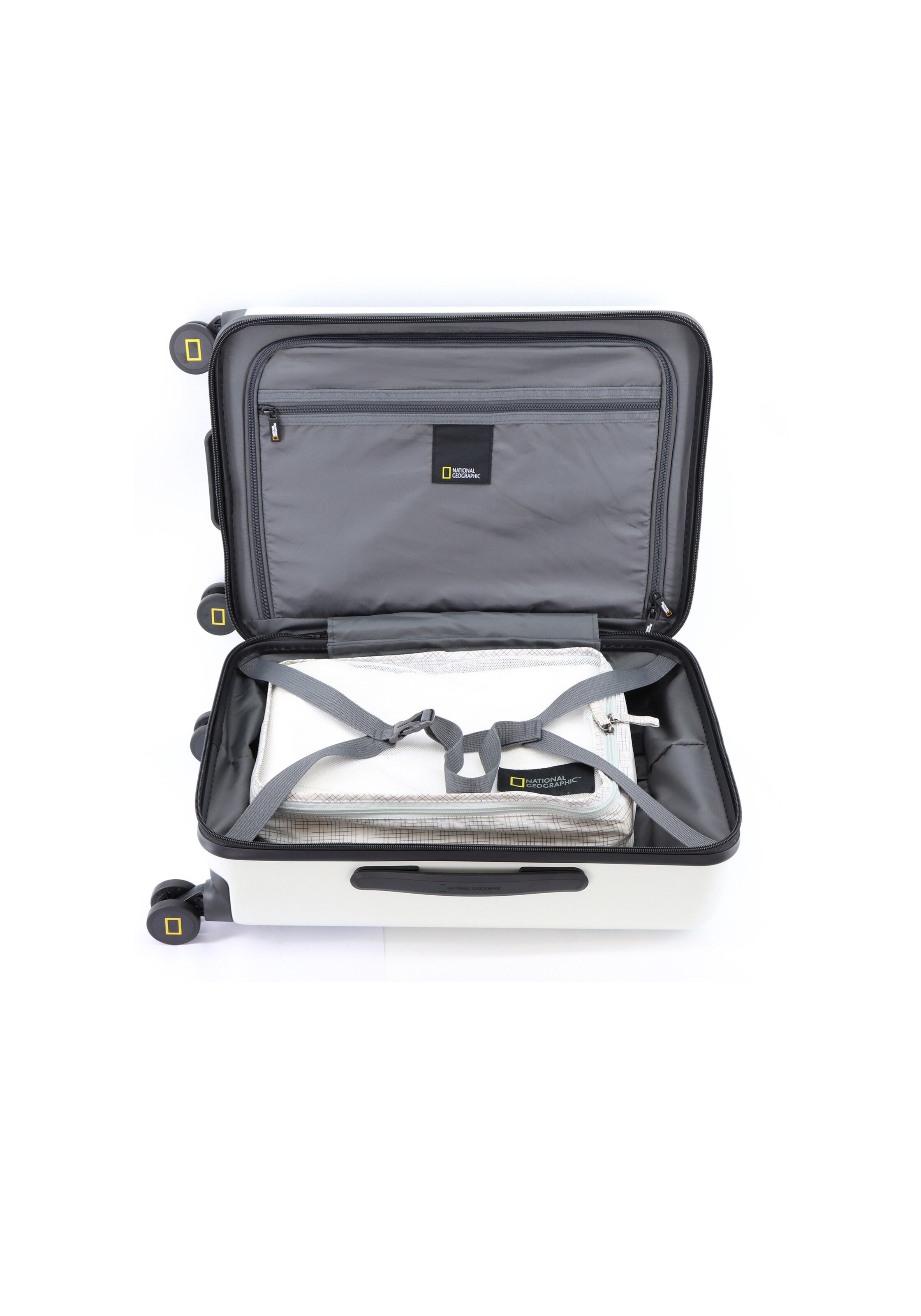 National Geographic Suitcase 'Lodge' in White