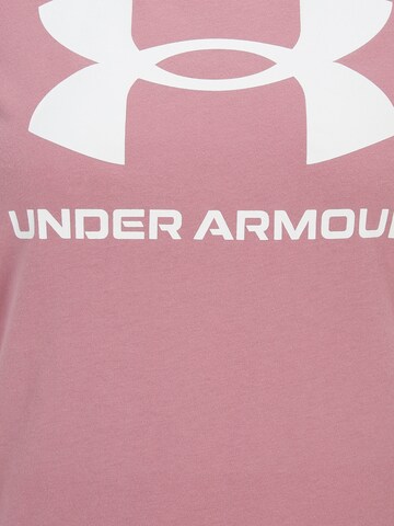 UNDER ARMOUR Функциональная футболка в Ярко-розовый