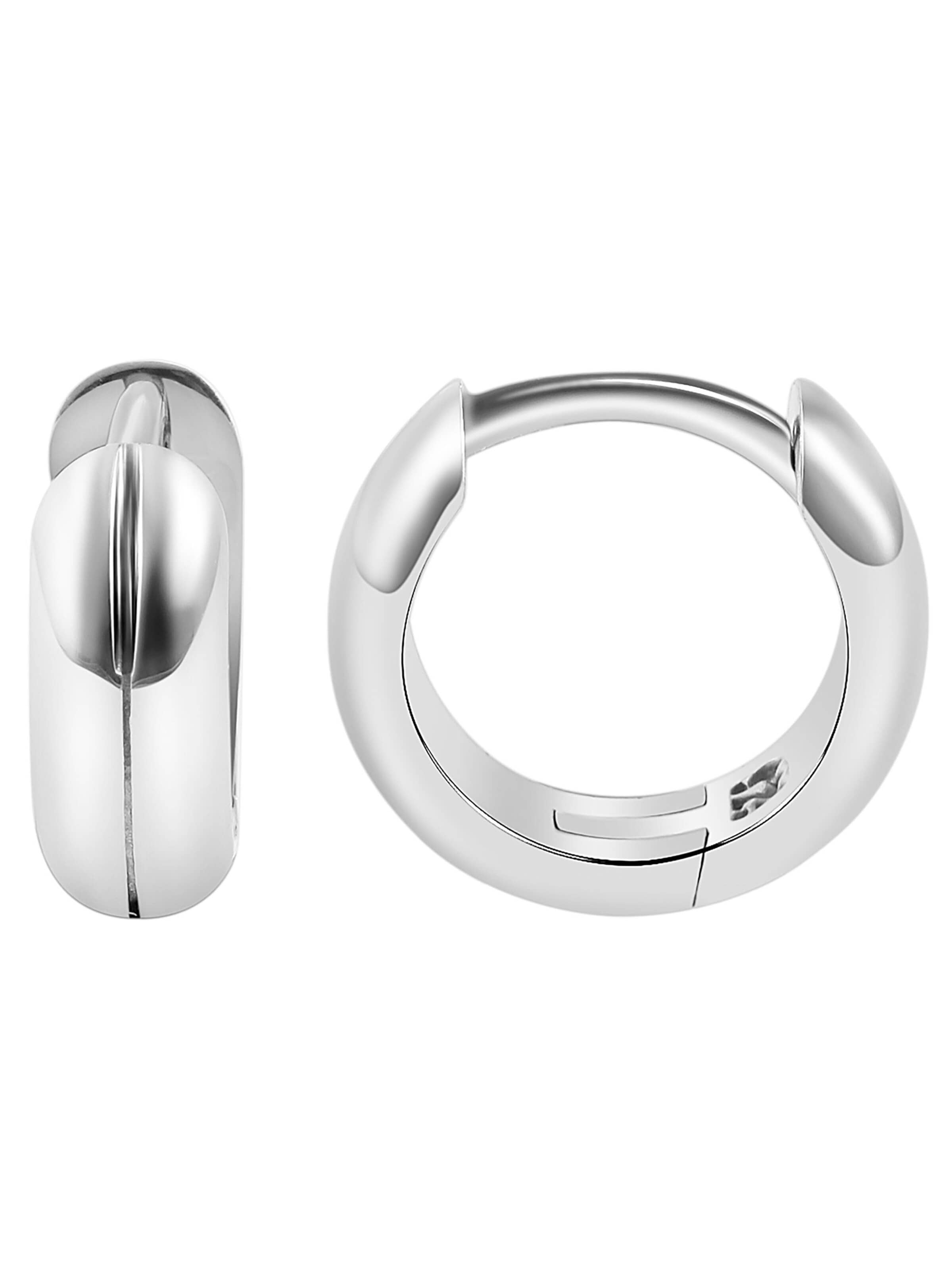 Akzent Earrings '"Oserelia" aus 925 Sterlingsilber, rhodiniert, langlebig' in Silver
