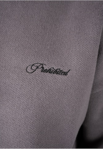 Pullover 'Back In The Days' di Prohibited in grigio