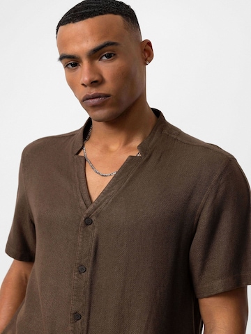 Antioch Regular fit Overhemd in Bruin