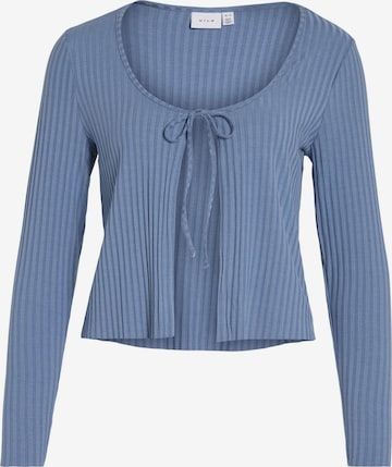 VILA Knit Cardigan in Blue: front