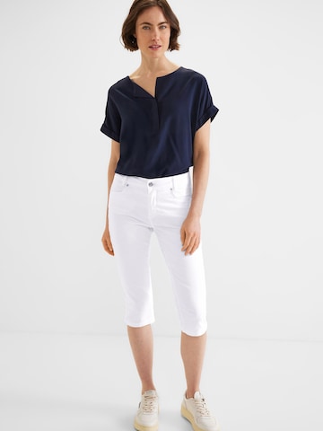 Coupe slim Jean 'Yulius' STREET ONE en blanc