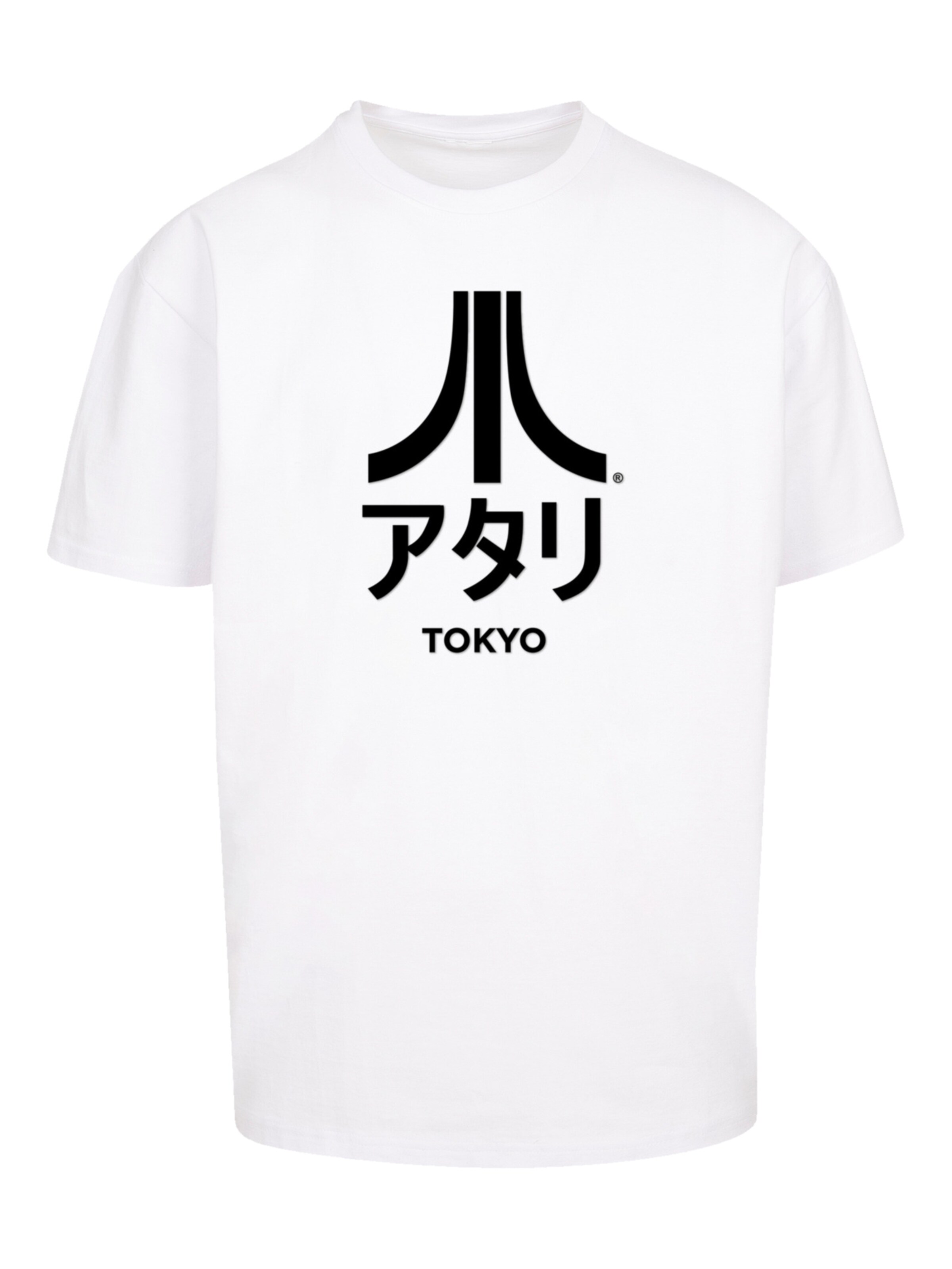 F4NT4STIC T-Shirt 'Atari Tokyo' in Weiß: Vorderseite