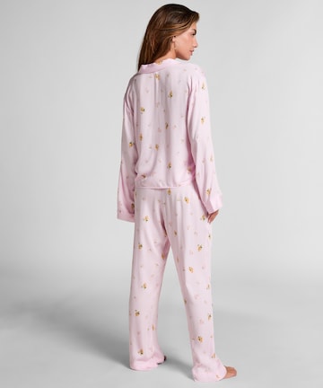 Hunkemöller Pyjamabroek in Roze
