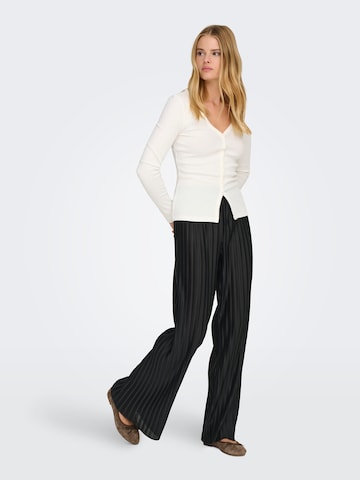 Wide Leg Pantalon 'ONLBISA' ONLY en noir