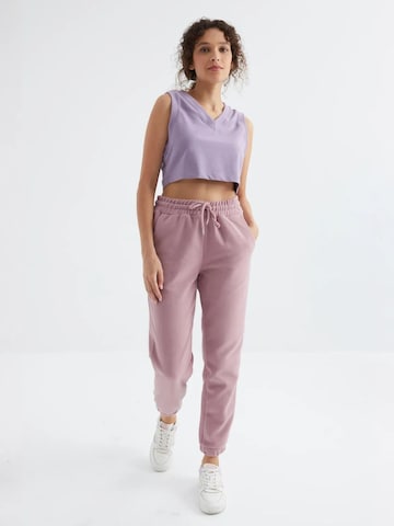 Regular Pantalon de sport Tommy Life en violet