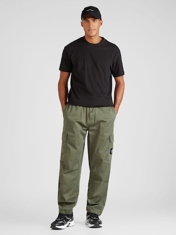 Calvin Klein Jeans Regular Cargobroek 'Essential' in Groen