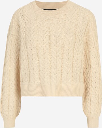 Vero Moda Petite Pullover 'FABULOUS' in Beige: predná strana