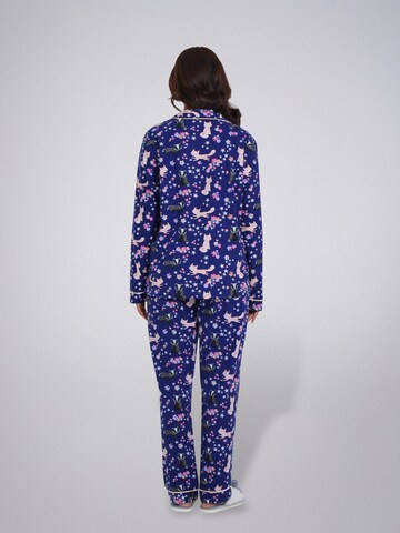 LEAFLETIC Pyjama‌‌‌ in Blau