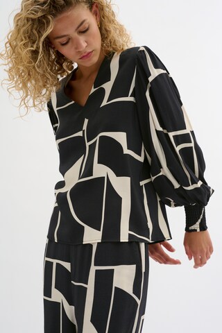 My Essential Wardrobe Blouse 'Kelly' in Black: front
