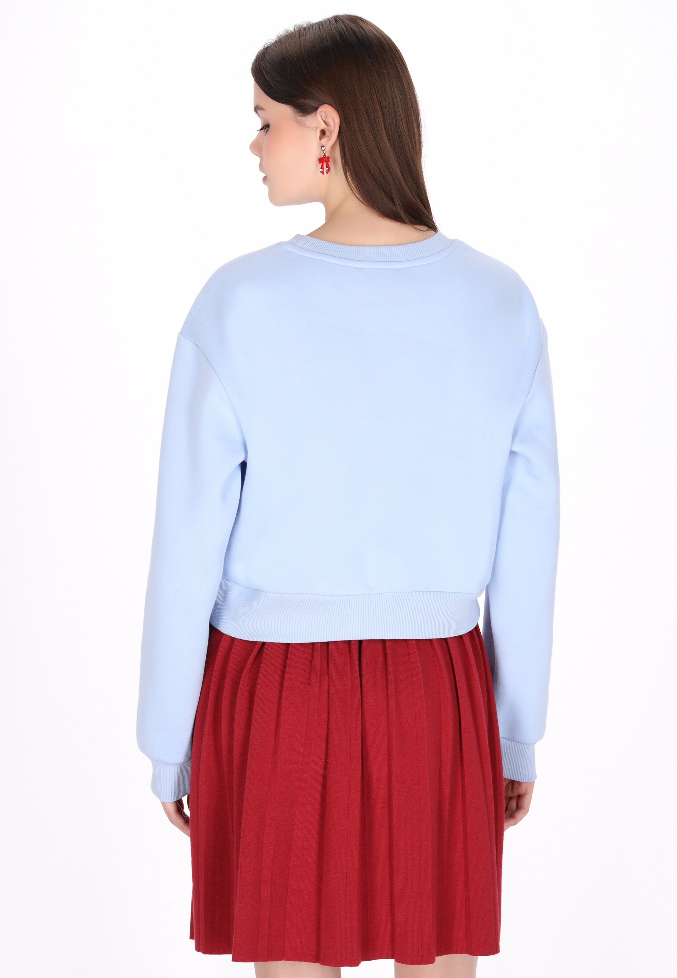 MYMO Sweatshirt 'Pop' in Blauw