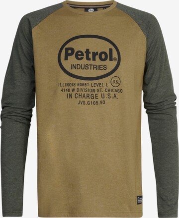 T-Shirt 'Menasha' Petrol Industries en vert : devant