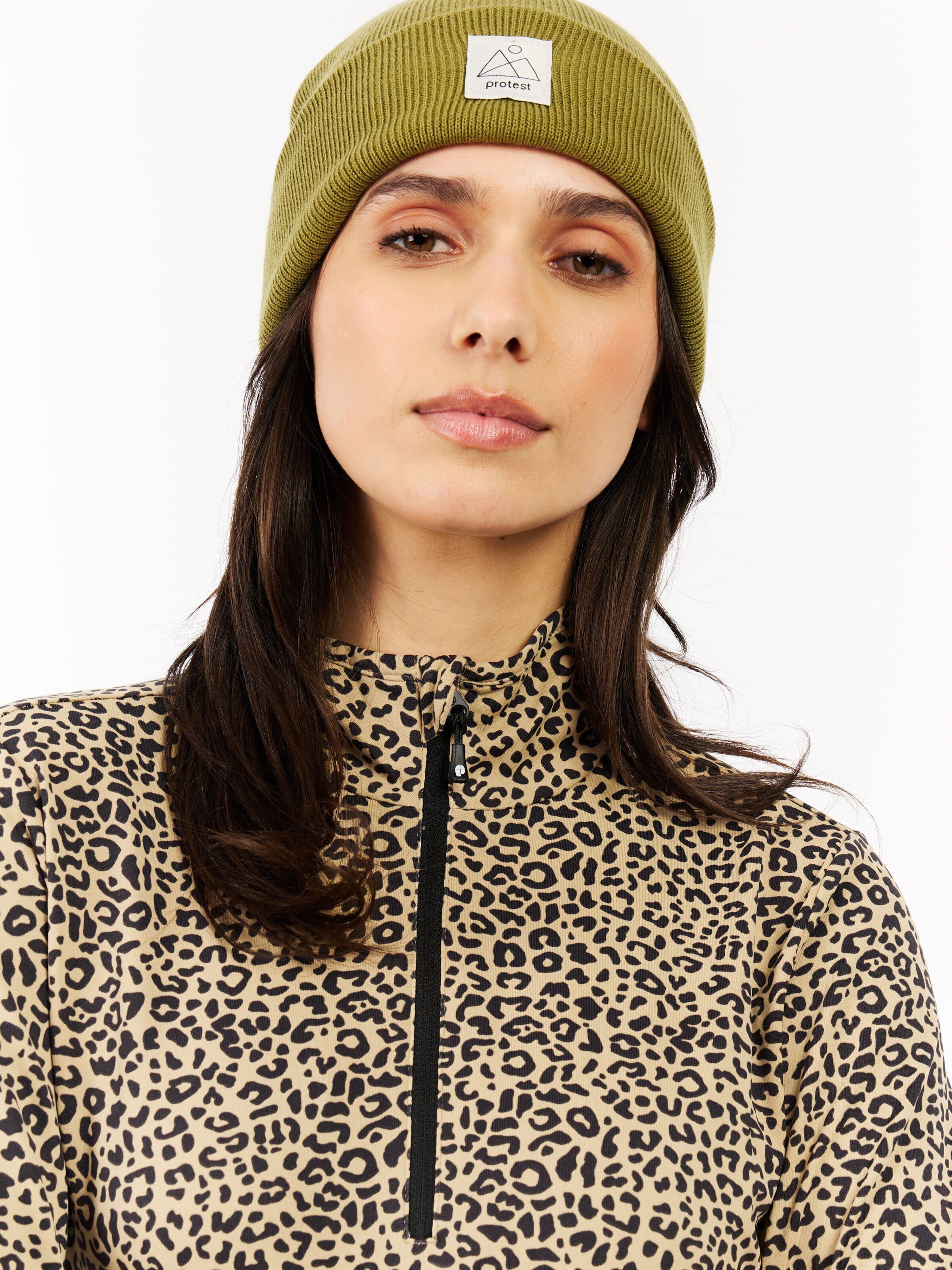 PROTEST Athletic Sweatshirt 'PRTEsher' in Black