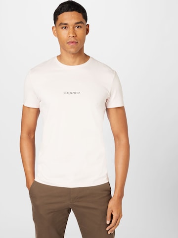 BOGNER - Camiseta 'ROC' en blanco: frente