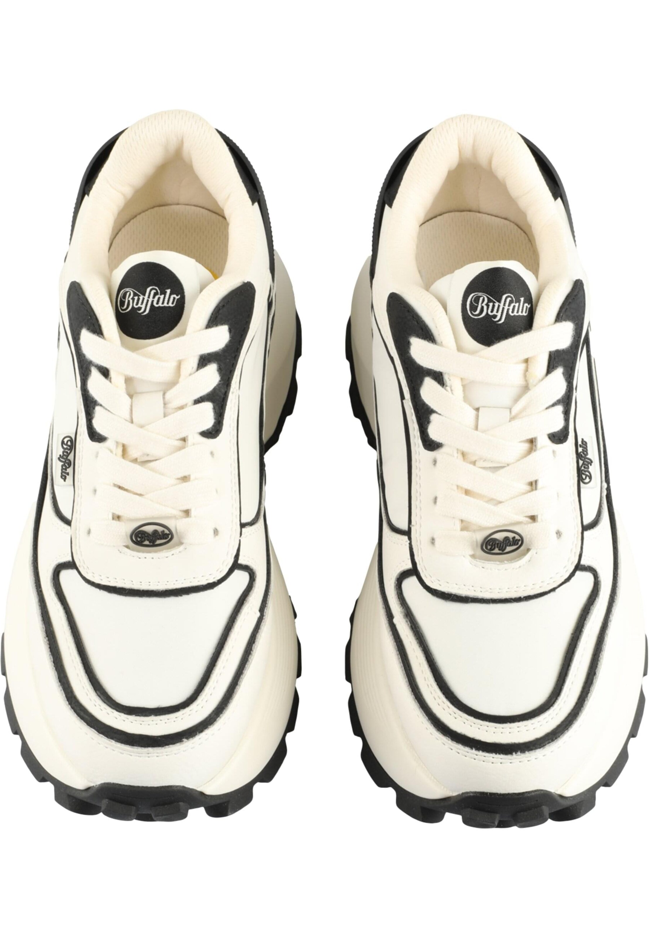 BUFFALO Σνίκερ χαμηλό 'Manhatten One' σε λευκό