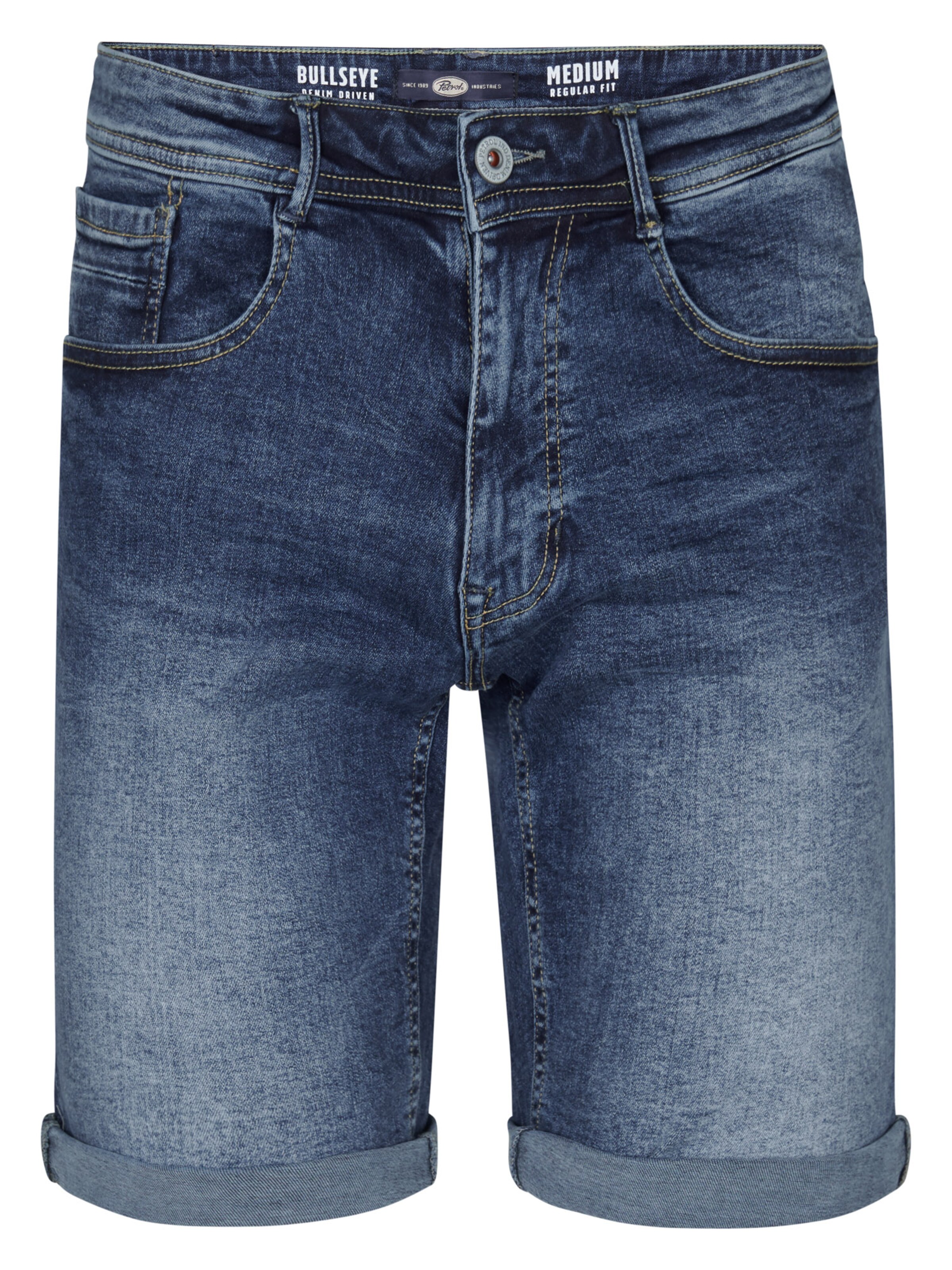 Petrol Industries Regular Broek in Blauw: voorkant