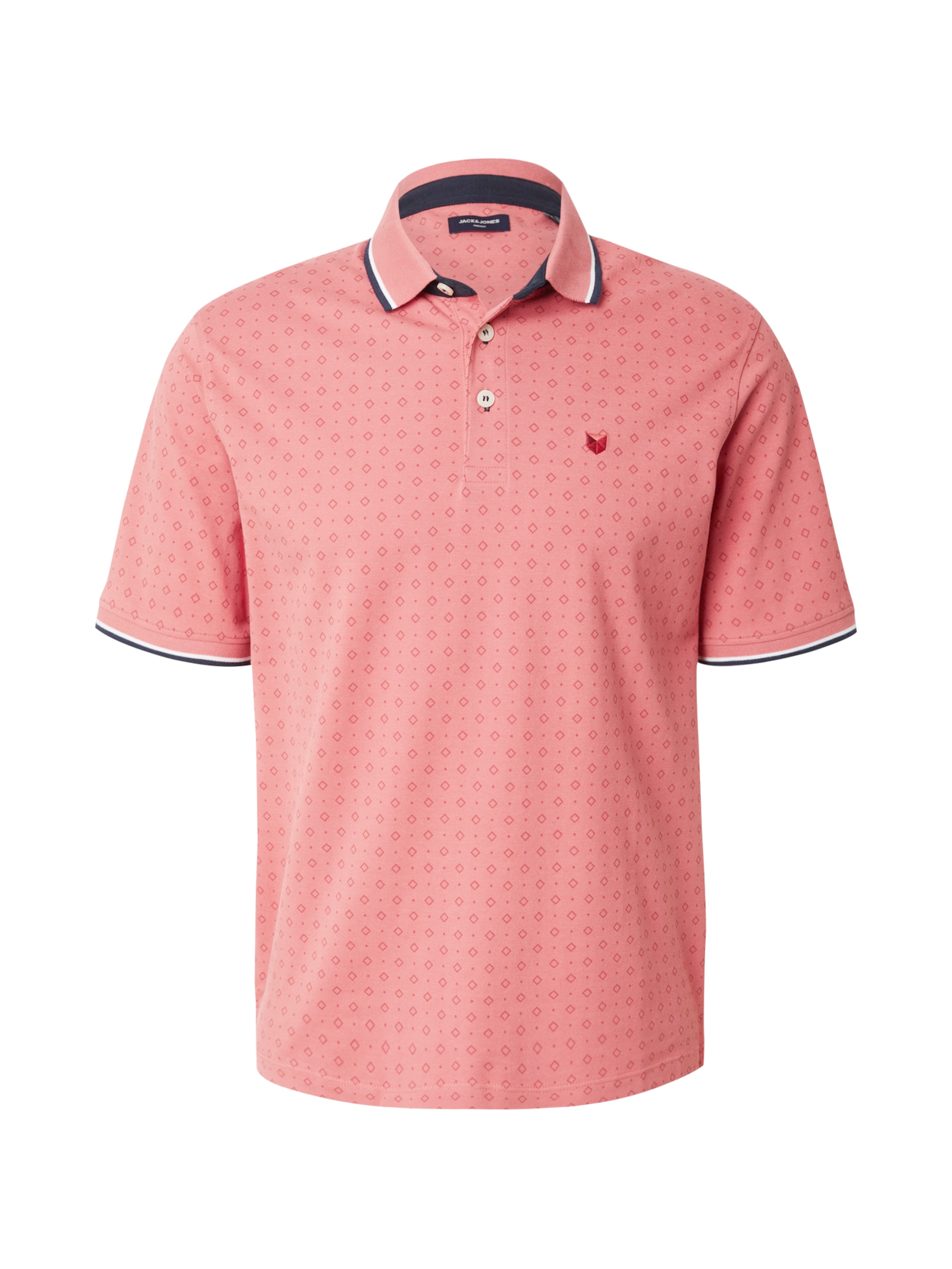 T-Shirt 'JPRPAULOS' JACK & JONES en rouge : devant