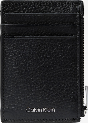 Calvin Klein Kartenetui in Schwarz: Vorderseite