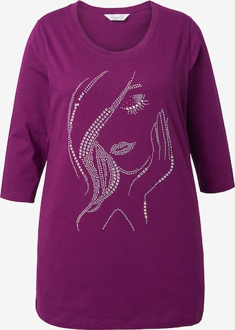MIAMODA Shirt in Purple: front