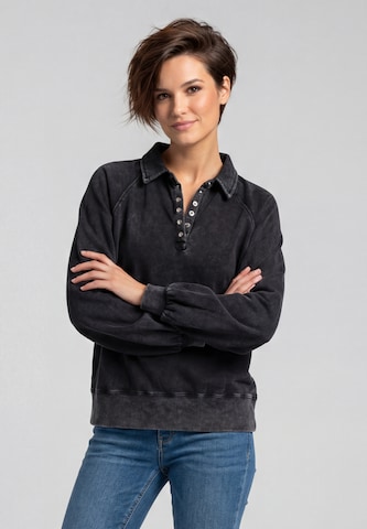 Sweat-shirt KIANNA en noir : devant