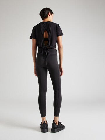 Skinny Pantaloni sportivi 'Optime Full-length' di ADIDAS PERFORMANCE in nero