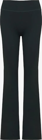 La V Sportbroek 'Flared sportlegging Fleur' in Grijs: voorkant