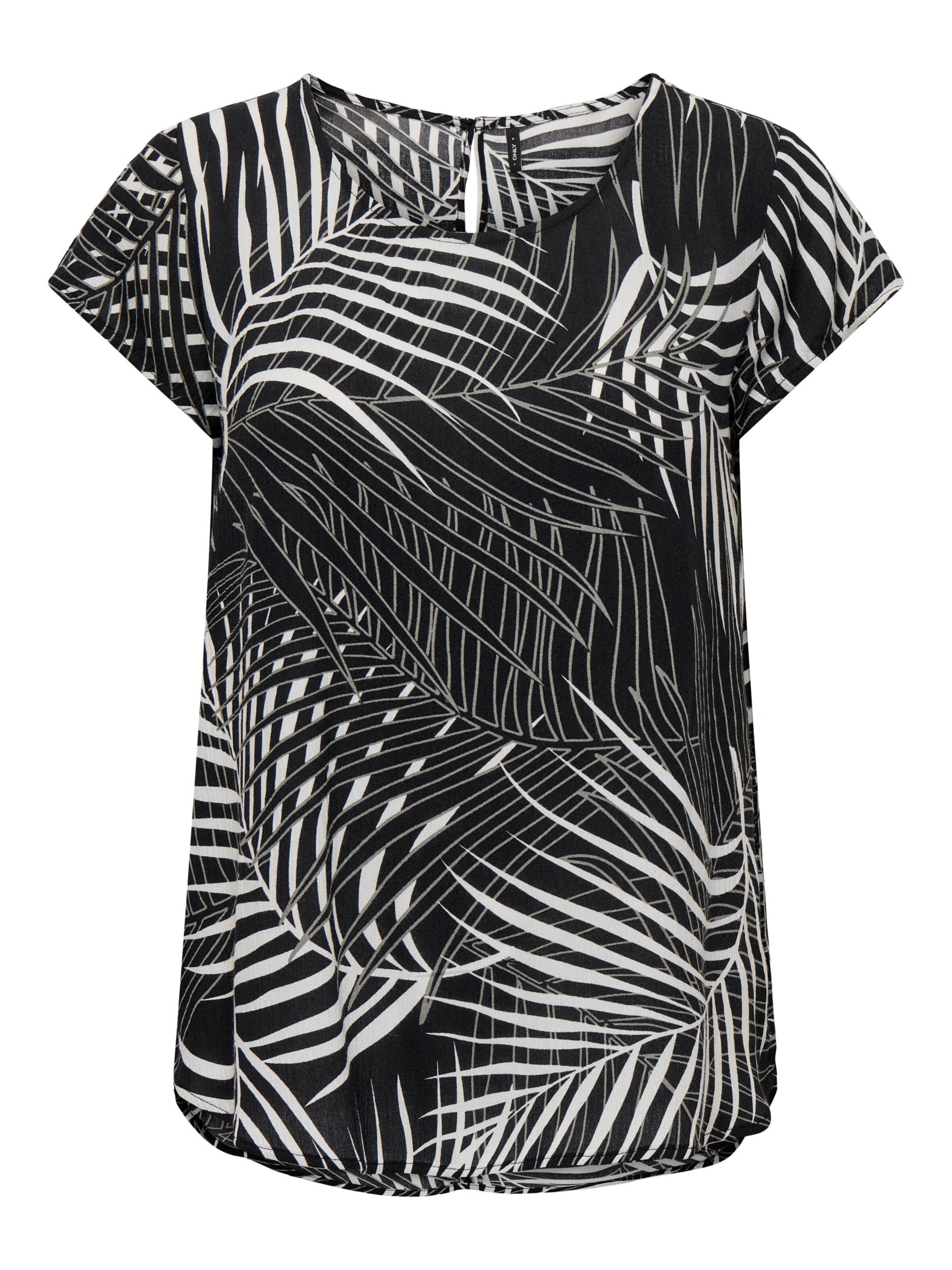 ONLY Pluus tumehall / must / valge, Tootevaade