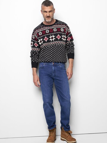 MEYER Regular Jeans 'M5 Six 9-6372' in Blue