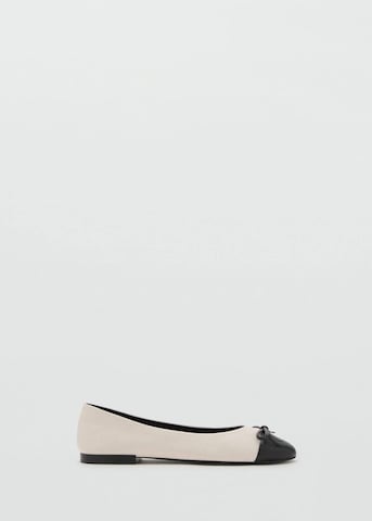 MANGO Ballet Flats 'Fiona' in White