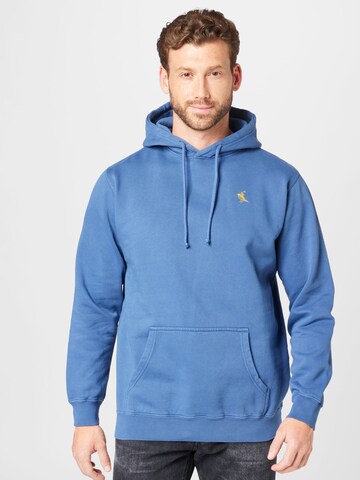 Cleptomanicx Sweatshirt in Blue: front