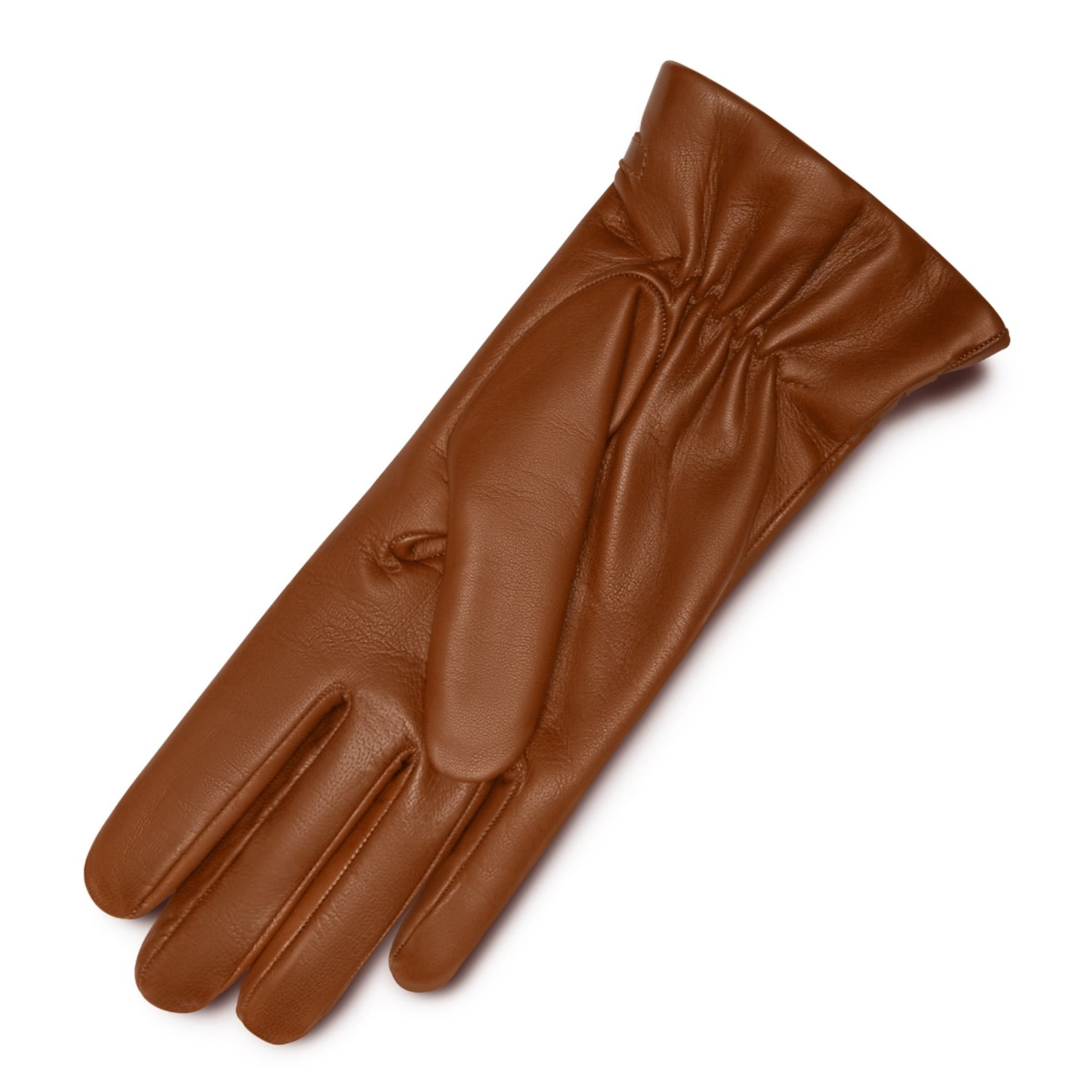 Isabel Bernard Full finger gloves in Brown