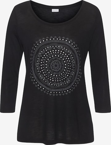 LASCANAMajica - crna boja: prednji dio