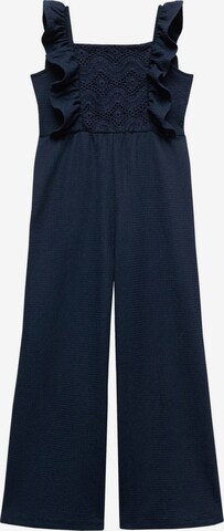 MANGO KIDS Dungarees 'Crochi' in Blue: front