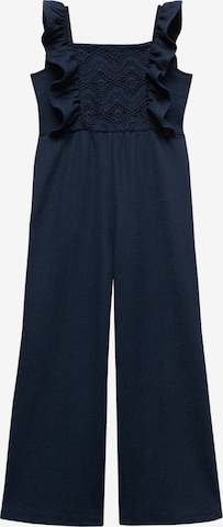 MANGO KIDS Dungarees 'Crochi' in Blue: front