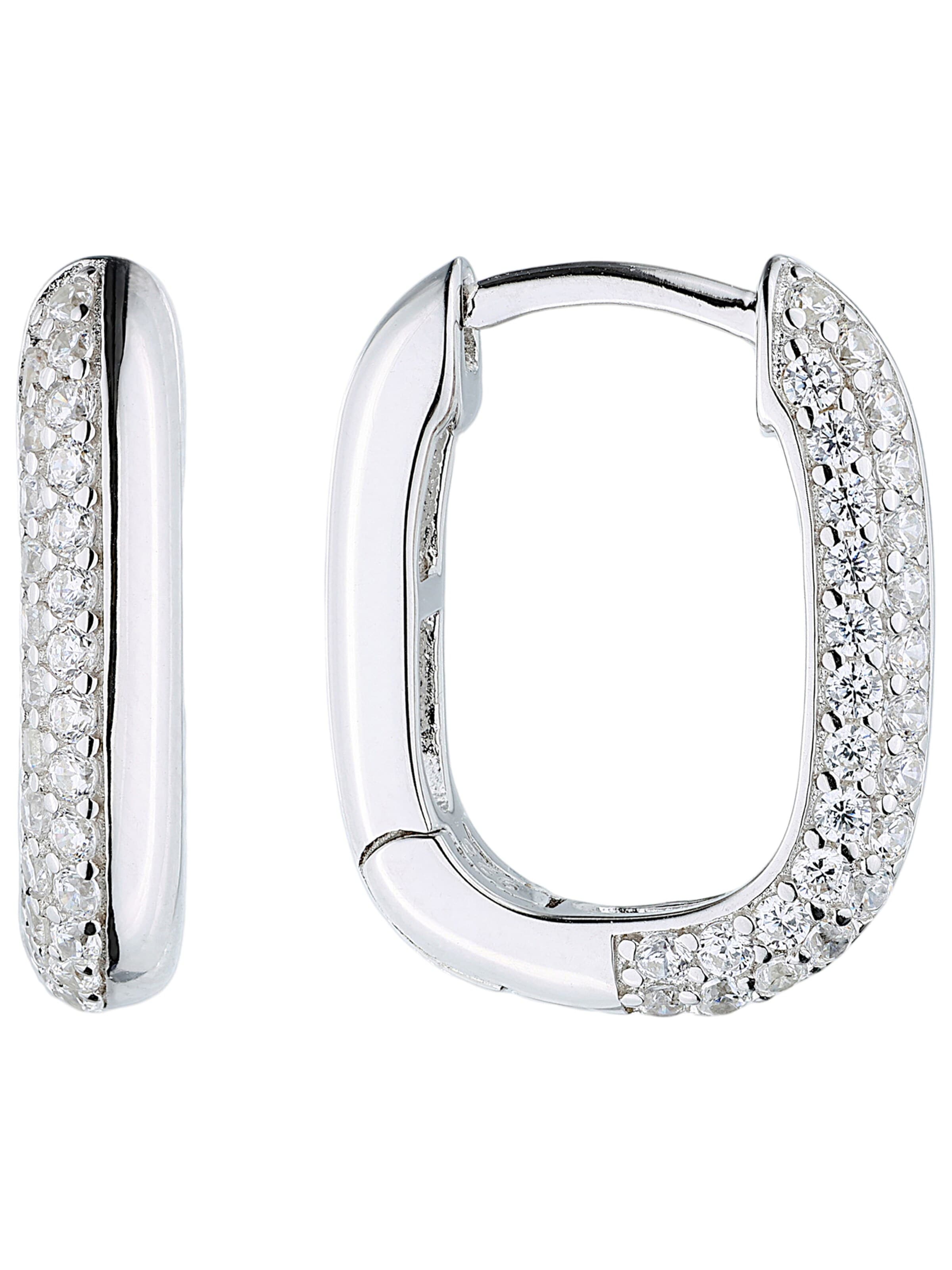 Jobo Earrings in Silver: front
