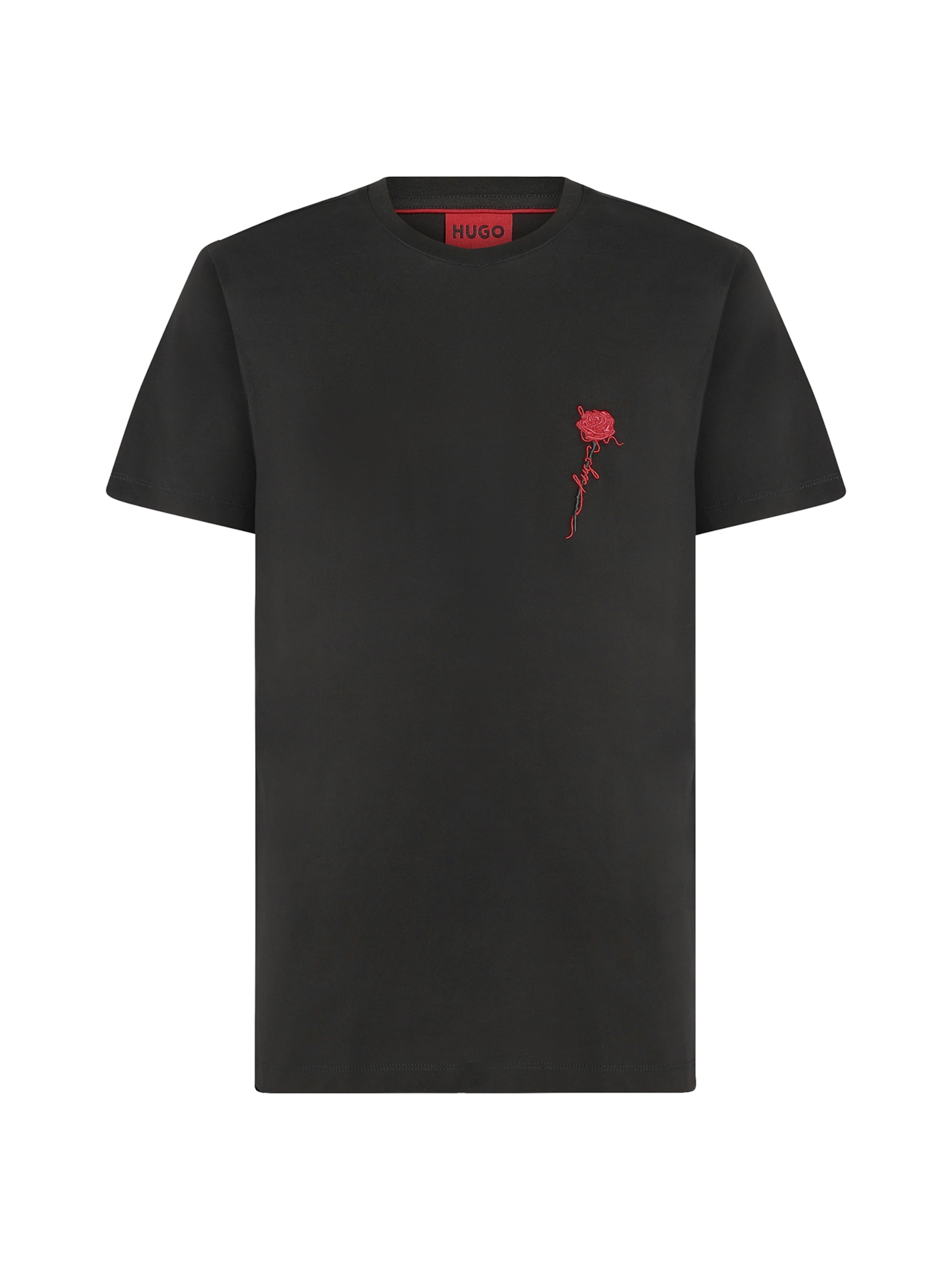 T-Shirt 'Diflow' HUGO en noir : devant
