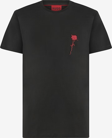T-Shirt 'Diflow' HUGO en noir : devant
