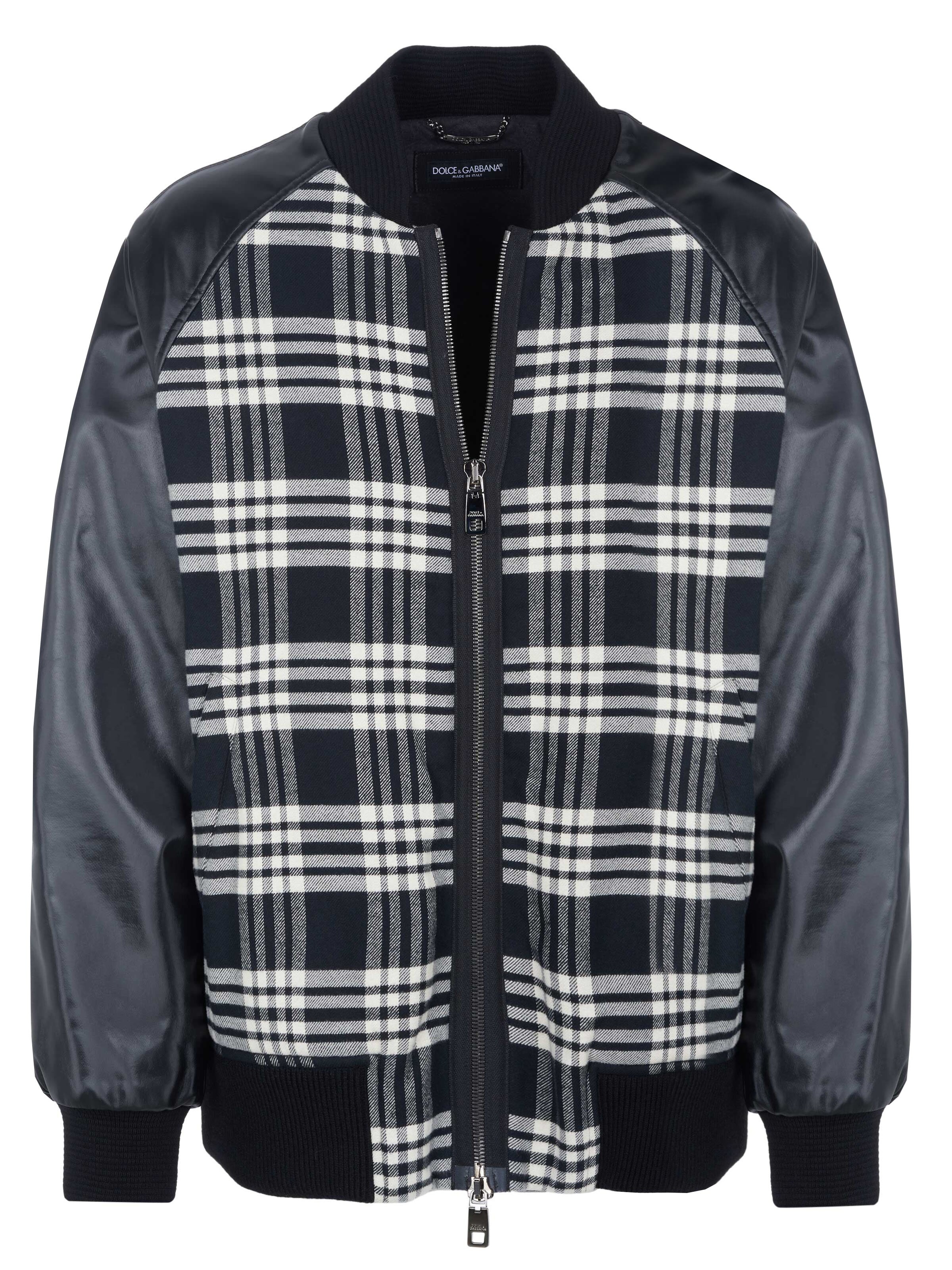 DOLCE & GABBANA Between-Season Jacket in Black: front
