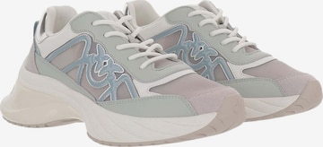 PINKO Sneaker low 'Ariel 33 - Sneaker Calf Leather/Net/Cow Suede' in Blau: Vorderseite