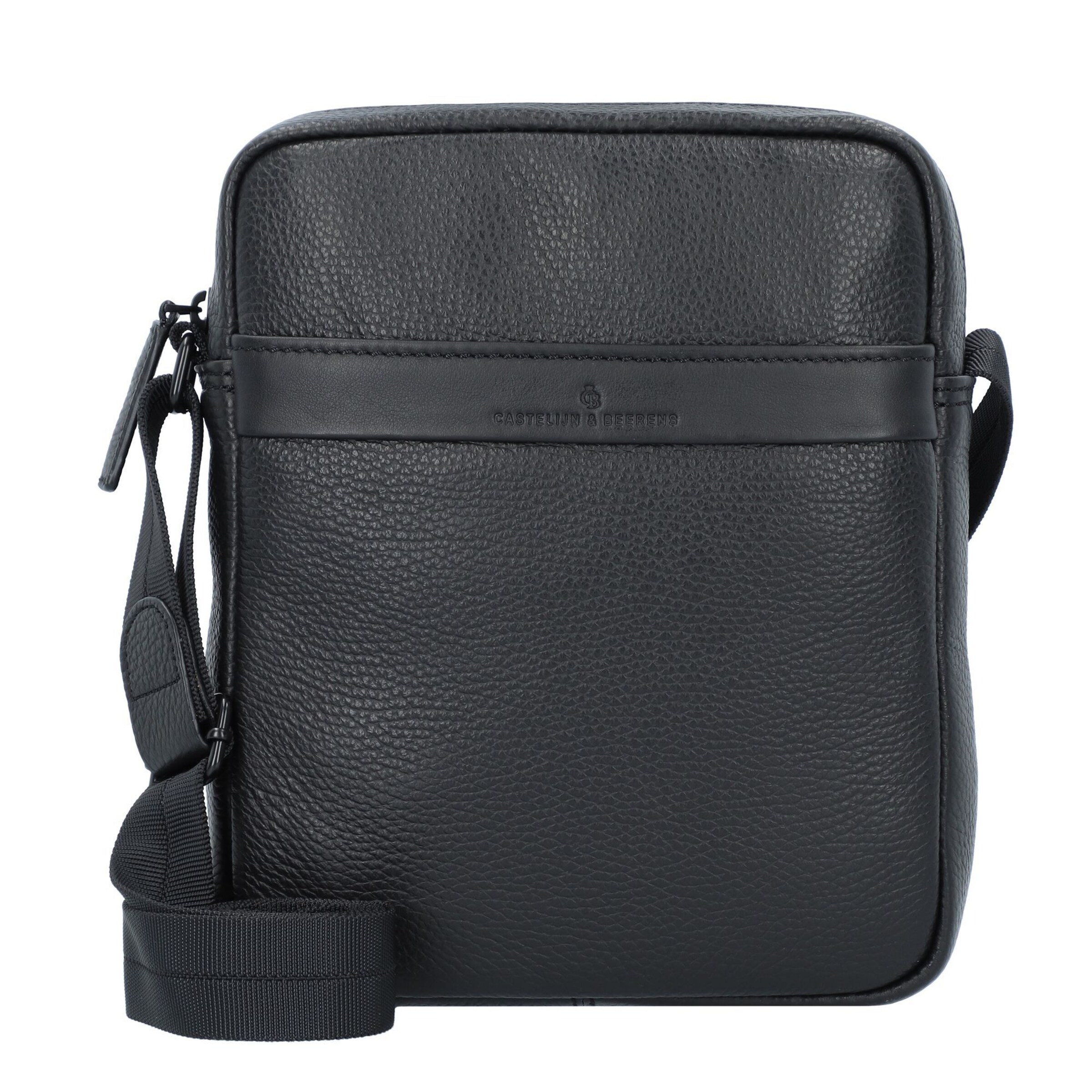 Borsa a tracolla di Castelijn & Beerens in nero: frontale