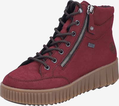 Rieker Šněrovací kozačky - burgundská červeň, Produkt